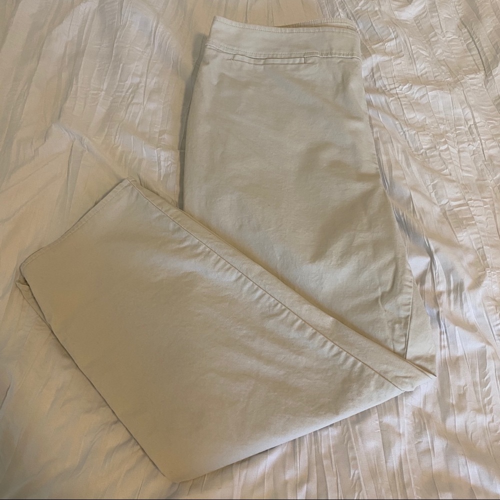 Tan Cropped Talbots Pants Size 14